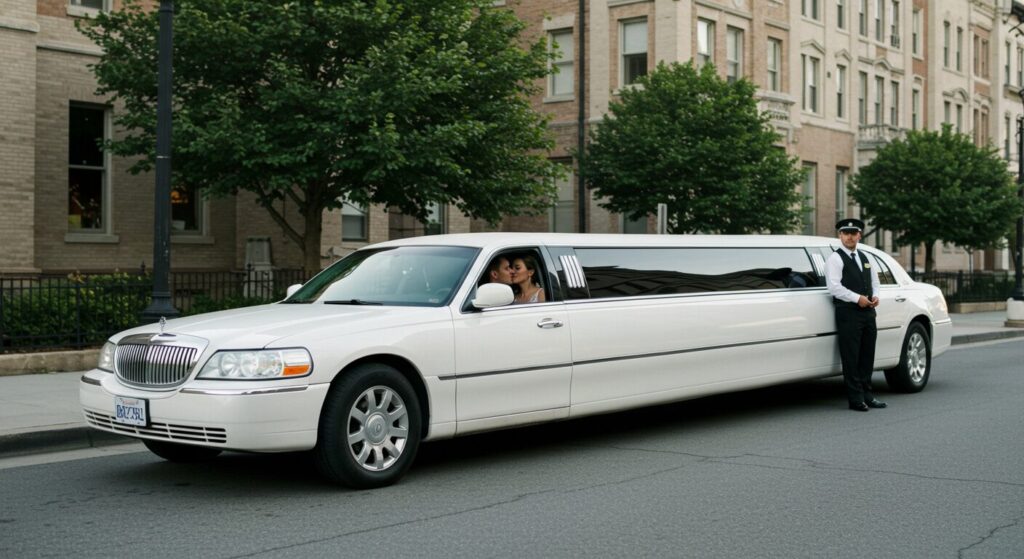 Wedding Day Chauffeur driven Limousine- Sunrise Best Limo